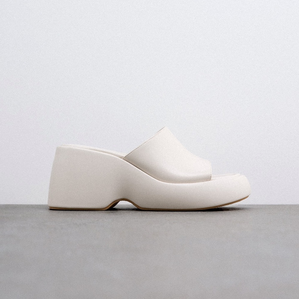 ZARA Chunky Wedge Sandals